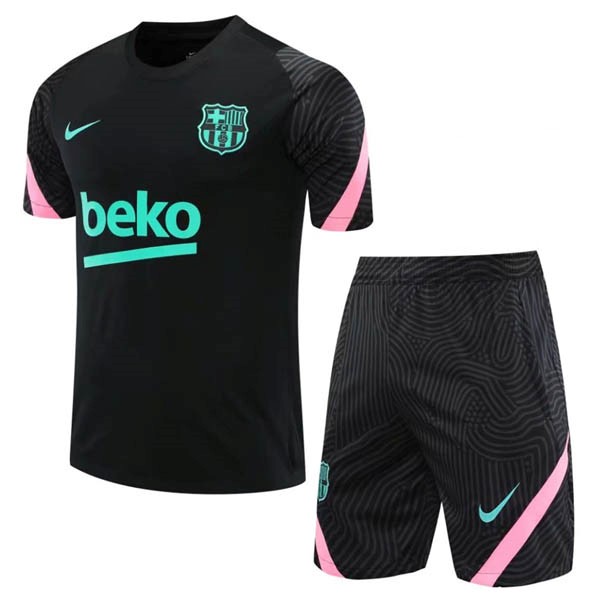 Entrainement Barcelone Ensemble Complet 2020-21 Noir Vert